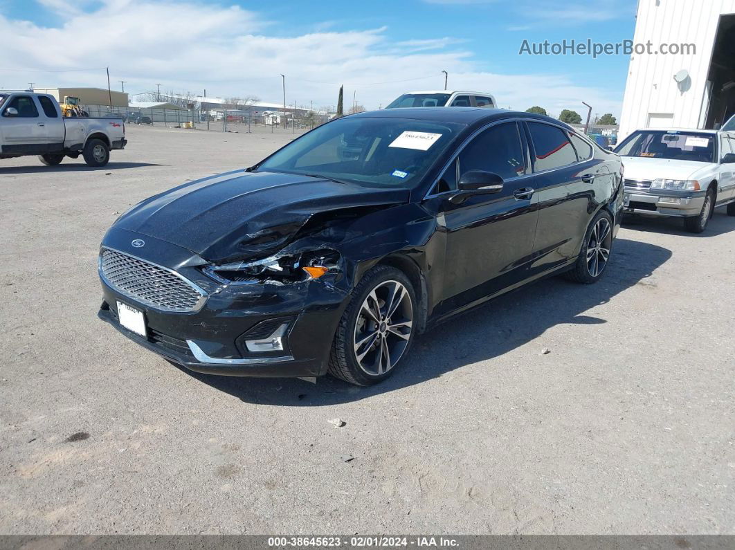 2020 Ford Fusion Titanium Black vin: 3FA6P0D92LR130418