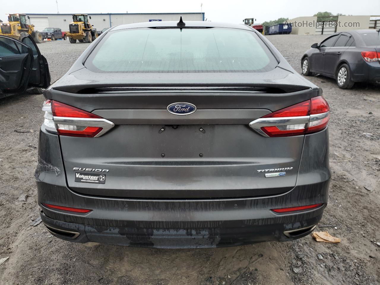 2020 Ford Fusion Titanium Серый vin: 3FA6P0D92LR152919