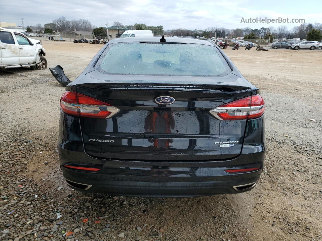 2020 Ford Fusion Titanium Черный vin: 3FA6P0D92LR194135