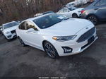 2020 Ford Fusion Titanium White vin: 3FA6P0D92LR199867