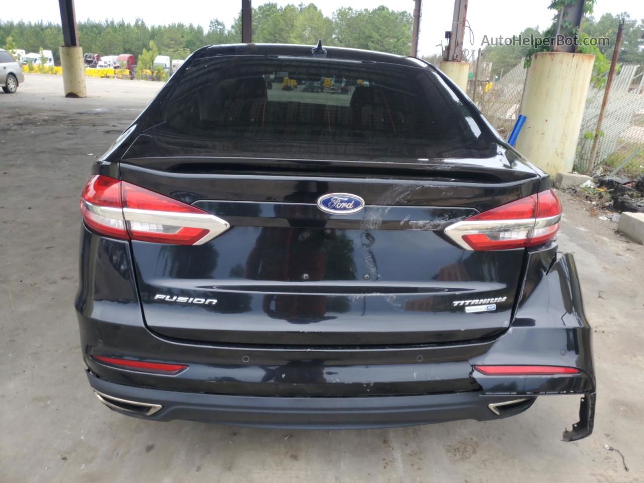 2020 Ford Fusion Titanium Black vin: 3FA6P0D92LR203545