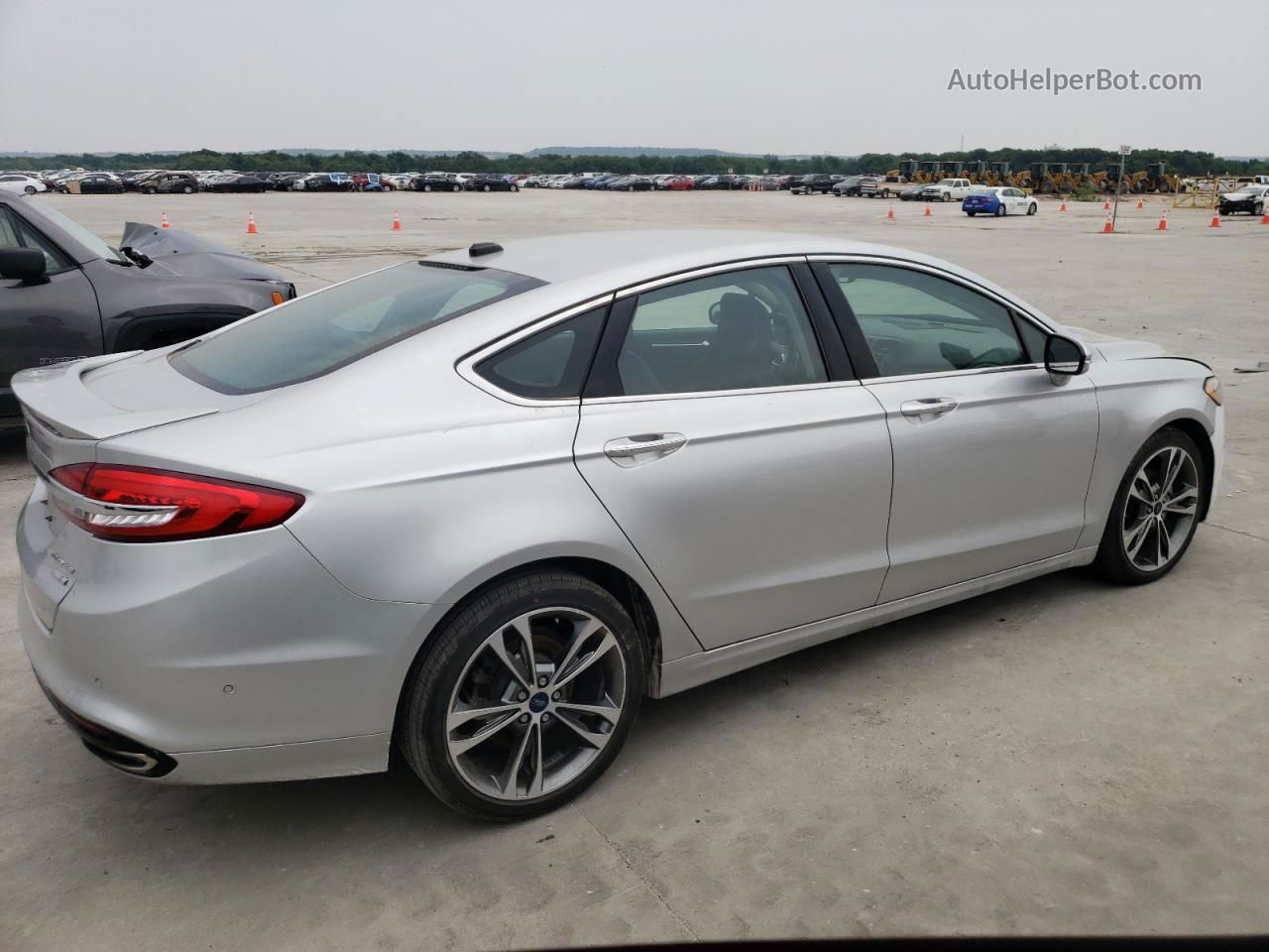 2017 Ford Fusion Titanium Серебряный vin: 3FA6P0D93HR120682