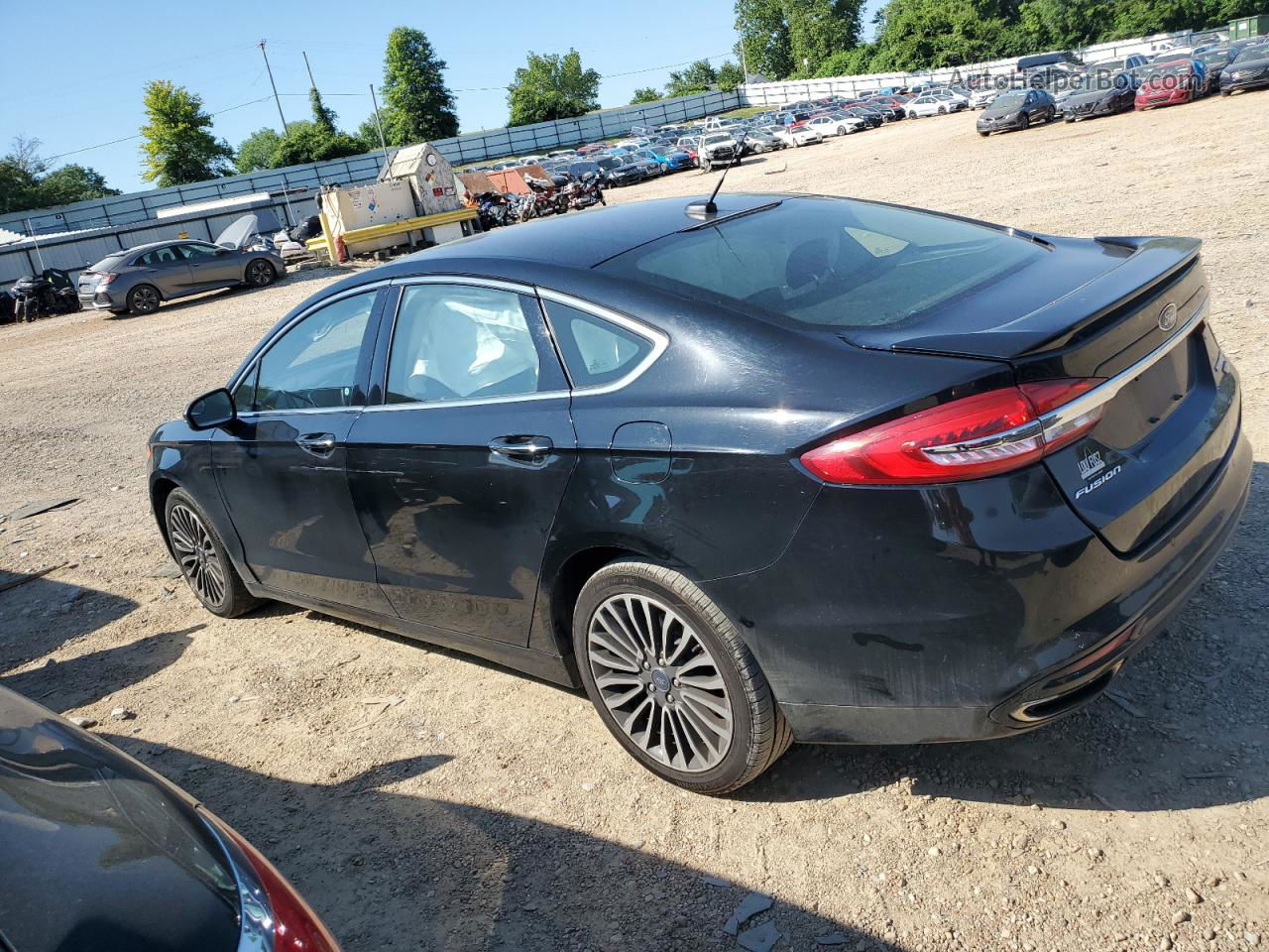 2018 Ford Fusion Titanium/platinum Black vin: 3FA6P0D93JR233523