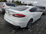 2019 Ford Fusion Titanium White vin: 3FA6P0D93KR223043