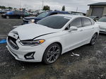 2019 Ford Fusion Titanium Белый vin: 3FA6P0D93KR223043