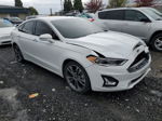 2019 Ford Fusion Titanium White vin: 3FA6P0D93KR223043