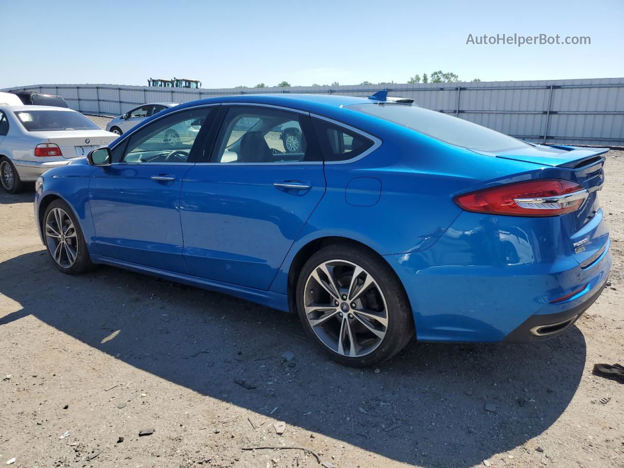 2020 Ford Fusion Titanium Blue vin: 3FA6P0D93LR117077