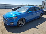 2020 Ford Fusion Titanium Blue vin: 3FA6P0D93LR117077