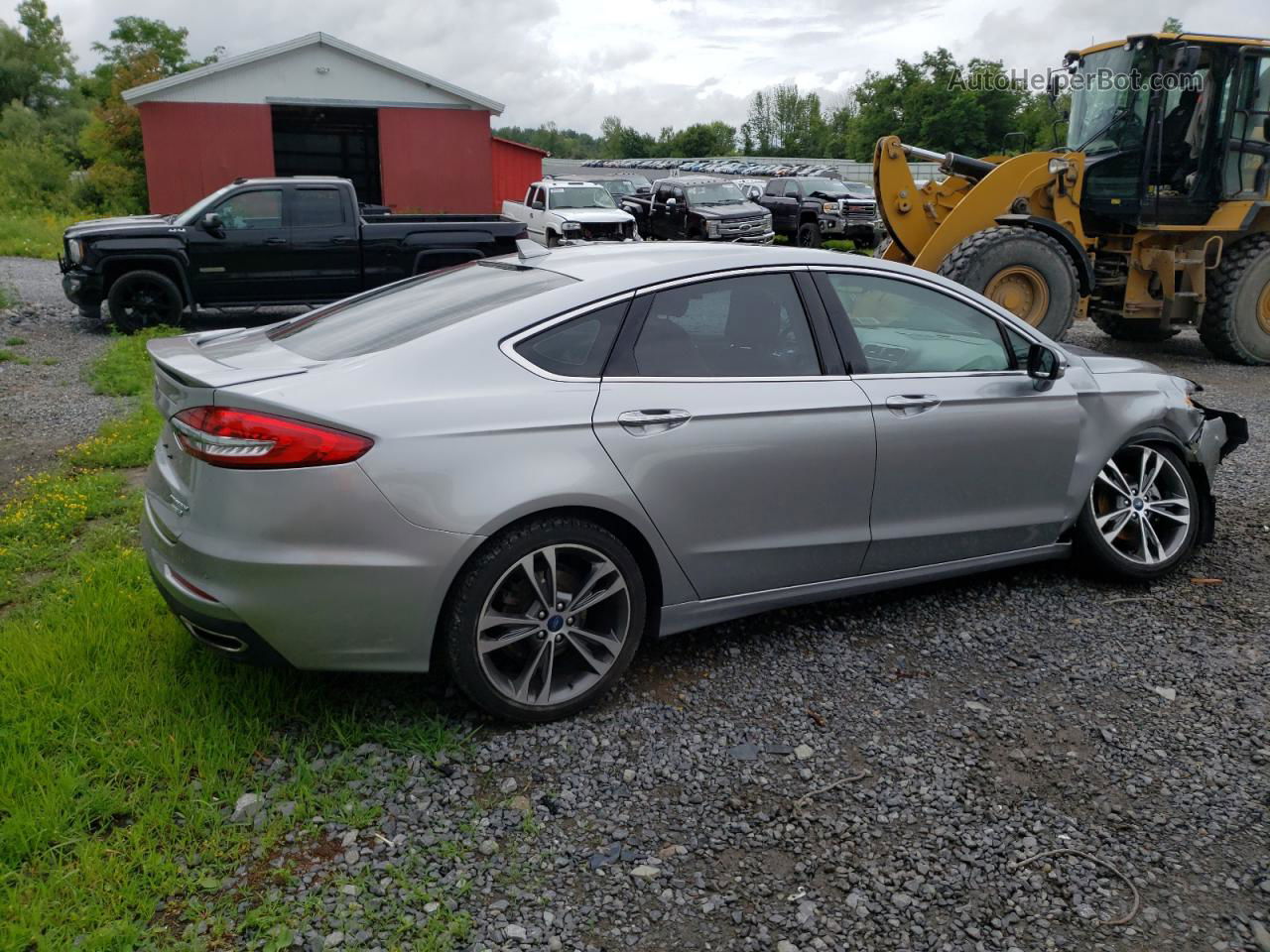 2020 Ford Fusion Titanium Silver vin: 3FA6P0D93LR117290