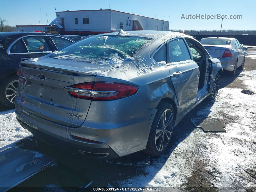 2020 Ford Fusion Titanium Silver vin: 3FA6P0D93LR152671