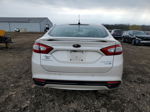 2014 Ford Fusion Titanium White vin: 3FA6P0D94ER297351