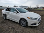 2014 Ford Fusion Titanium White vin: 3FA6P0D94ER297351