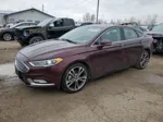 2017 Ford Fusion Titanium Бордовый vin: 3FA6P0D94HR361179