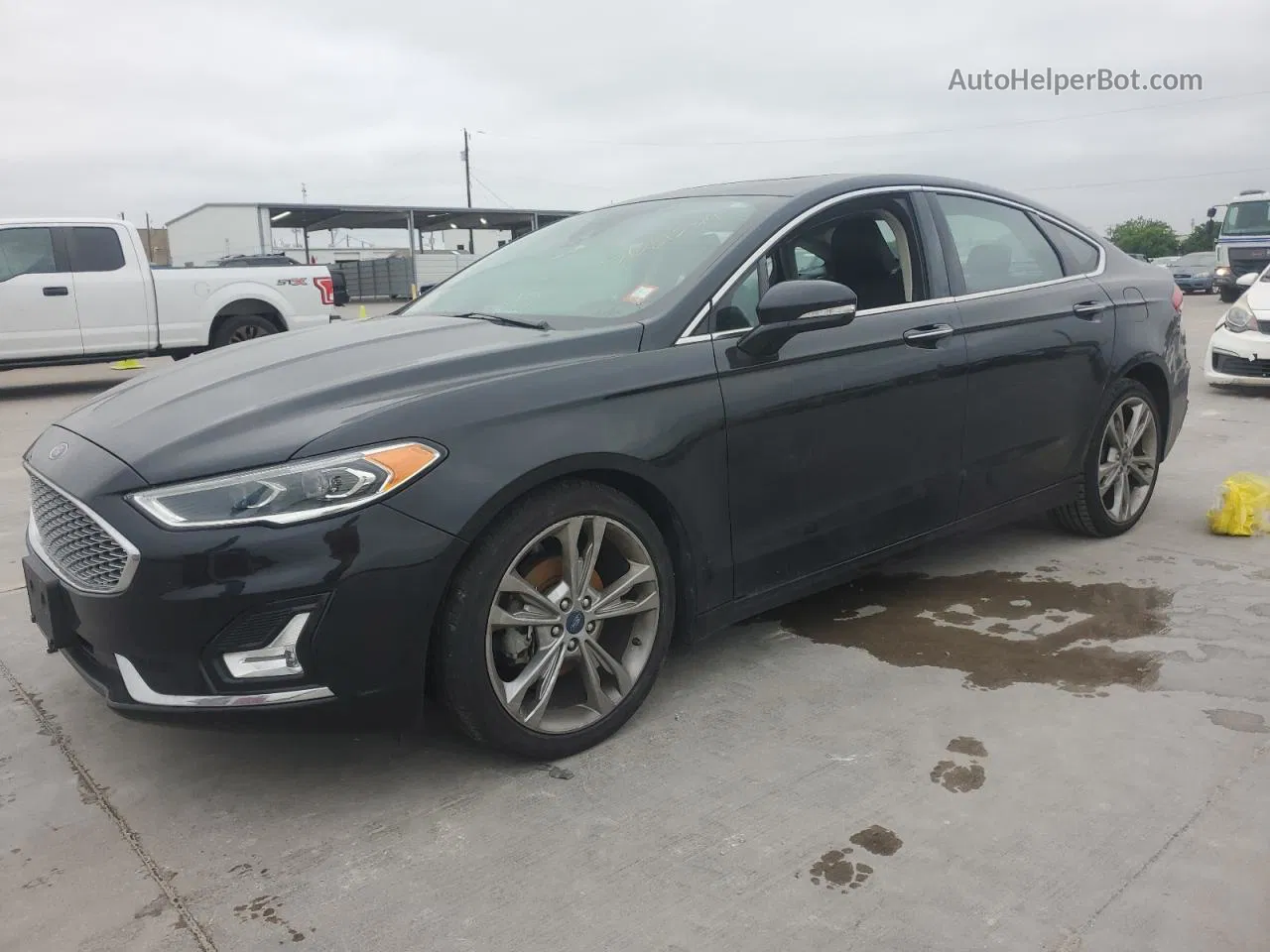 2020 Ford Fusion Titanium Black vin: 3FA6P0D94LR132879