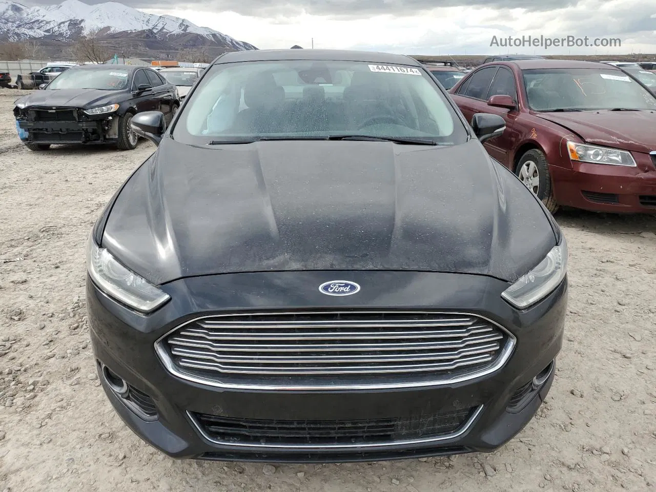 2014 Ford Fusion Titanium Black vin: 3FA6P0D95ER391691