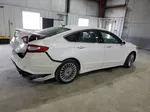 2015 Ford Fusion Titanium White vin: 3FA6P0D95FR308536