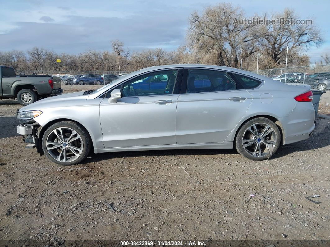 2017 Ford Fusion Titanium Silver vin: 3FA6P0D95HR121137