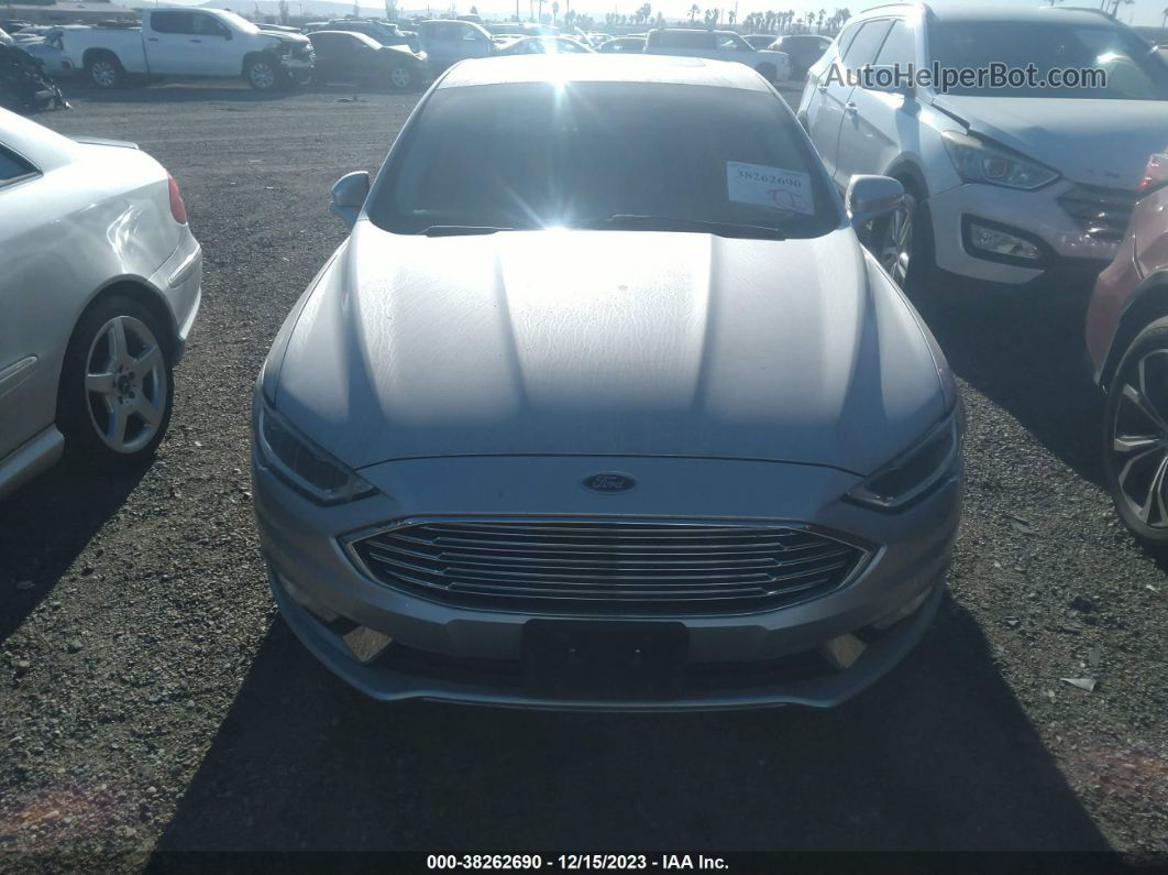 2018 Ford Fusion Titanium Silver vin: 3FA6P0D95JR225567