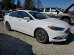 2018 Ford Fusion Titanium/platinum White vin: 3FA6P0D95JR268824