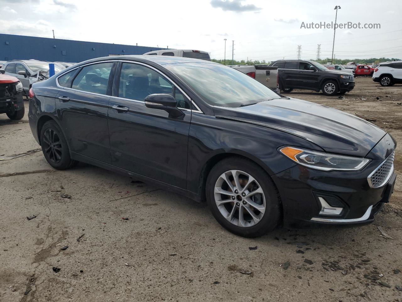 2020 Ford Fusion Titanium Black vin: 3FA6P0D95LR136567