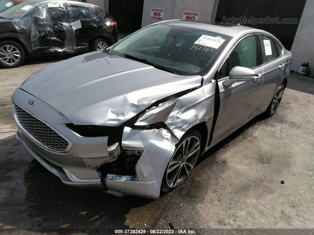 2020 Ford Fusion Titanium Silver vin: 3FA6P0D95LR151764