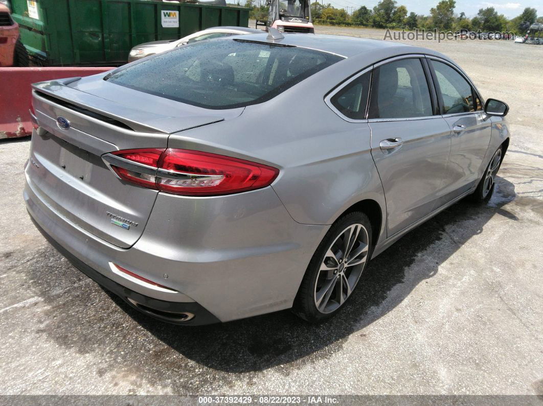 2020 Ford Fusion Titanium Silver vin: 3FA6P0D95LR151764