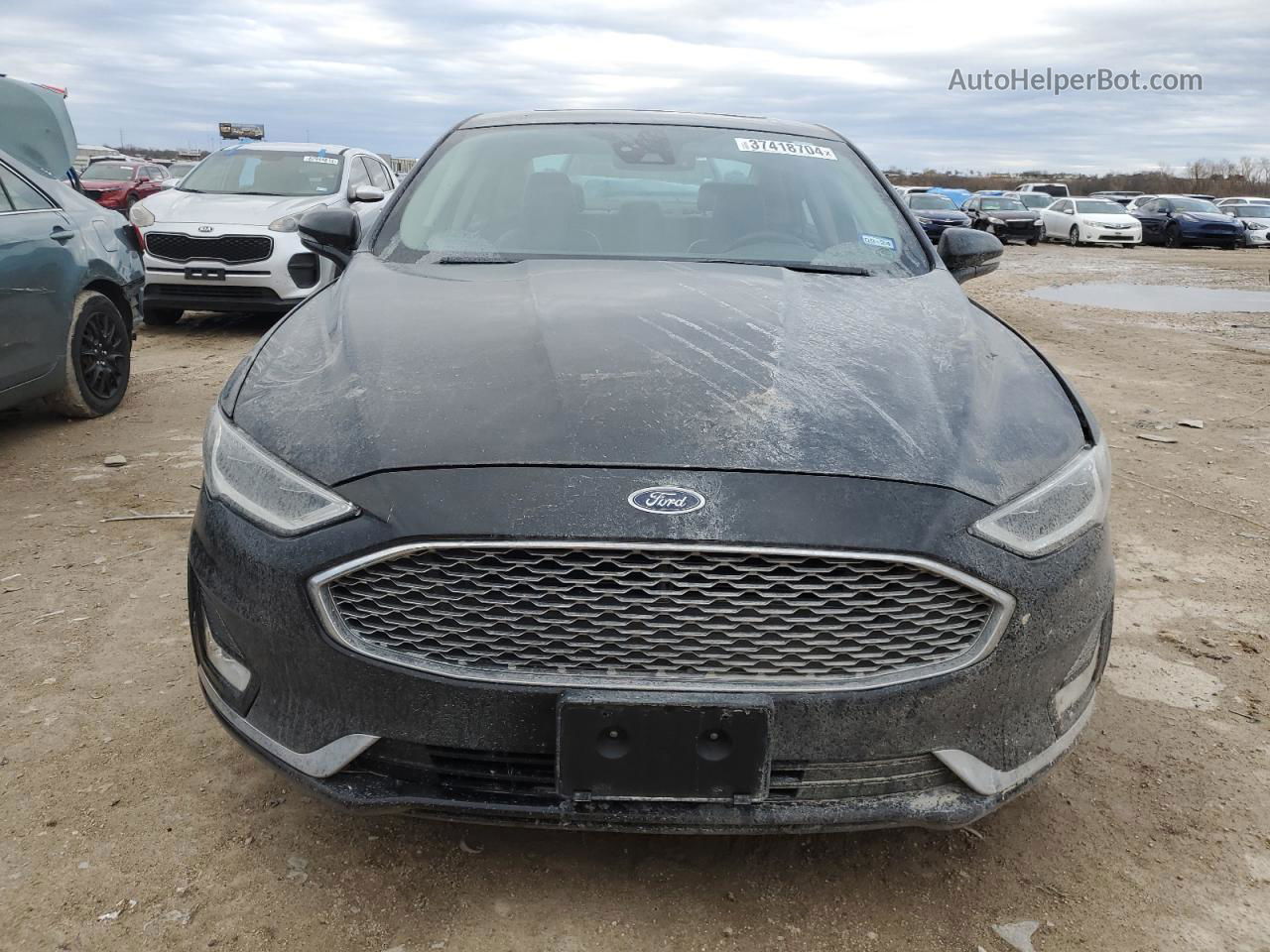 2020 Ford Fusion Titanium Black vin: 3FA6P0D95LR175904