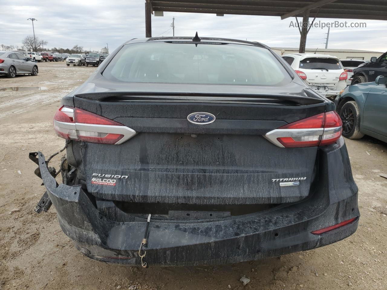 2020 Ford Fusion Titanium Black vin: 3FA6P0D95LR175904