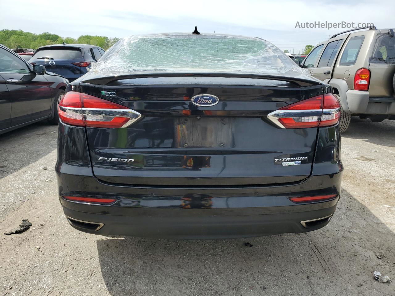 2020 Ford Fusion Titanium Black vin: 3FA6P0D95LR203071