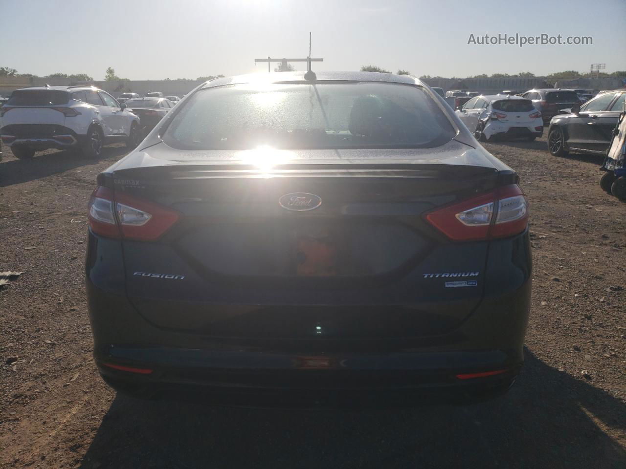 2013 Ford Fusion Titanium Black vin: 3FA6P0D96DR266293