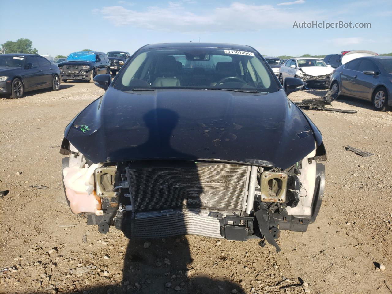 2013 Ford Fusion Titanium Black vin: 3FA6P0D96DR266293