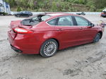 2014 Ford Fusion Titanium Maroon vin: 3FA6P0D96ER171878