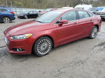 2014 Ford Fusion Titanium Темно-бордовый vin: 3FA6P0D96ER171878