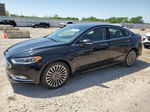 2018 Ford Fusion Titanium/platinum Black vin: 3FA6P0D96JR137787