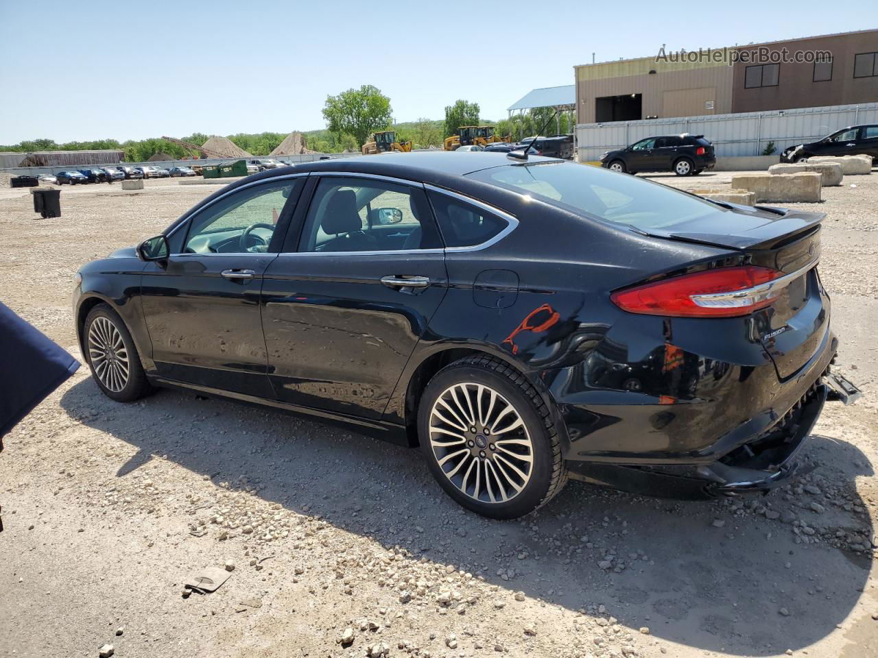 2018 Ford Fusion Titanium/platinum Black vin: 3FA6P0D96JR137787