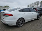 2019 Ford Fusion Titanium White vin: 3FA6P0D96KR184478