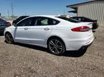 2019 Ford Fusion Titanium White vin: 3FA6P0D96KR243626