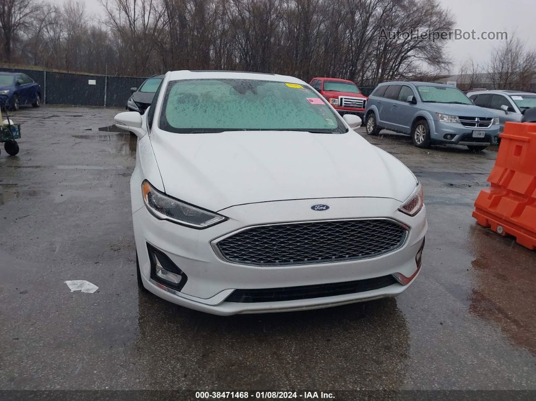 2020 Ford Fusion Titanium Белый vin: 3FA6P0D96LR193439