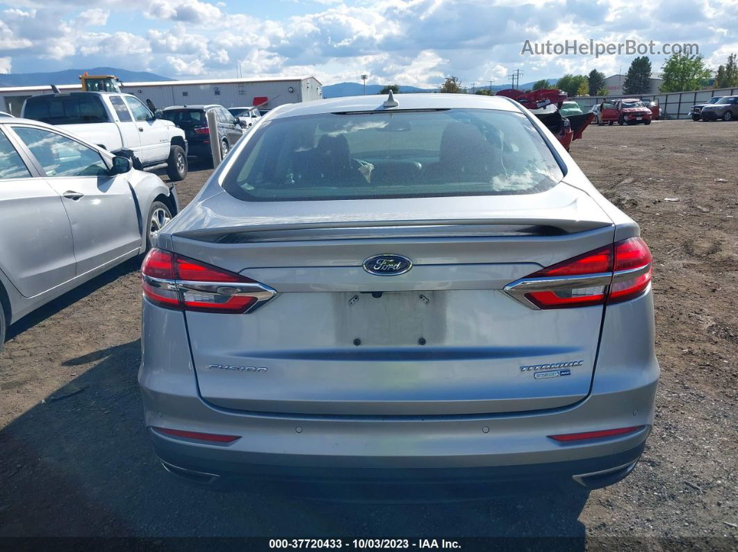 2020 Ford Fusion Titanium Silver vin: 3FA6P0D96LR194266