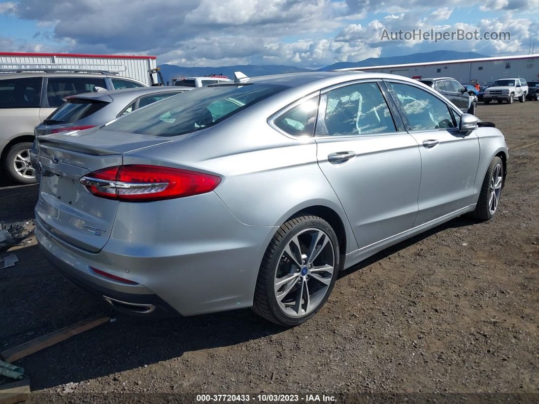 2020 Ford Fusion Titanium Silver vin: 3FA6P0D96LR194266