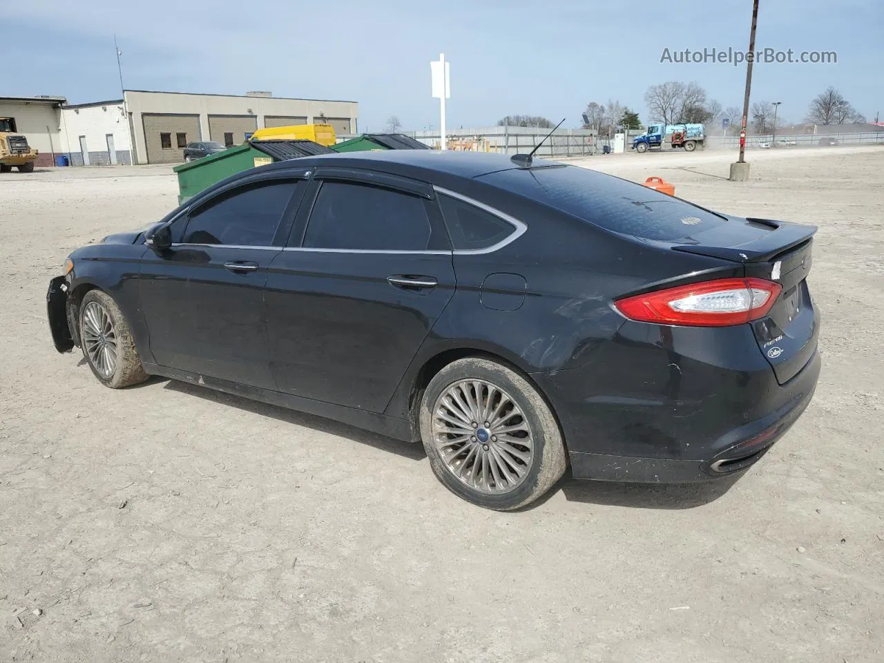 2013 Ford Fusion Titanium Black vin: 3FA6P0D97DR190938