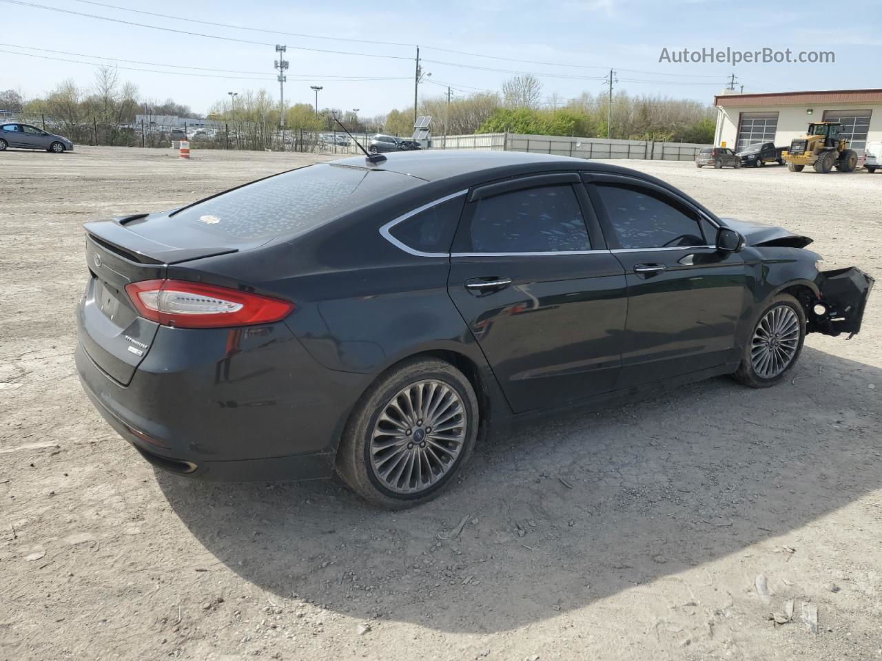 2013 Ford Fusion Titanium Black vin: 3FA6P0D97DR190938