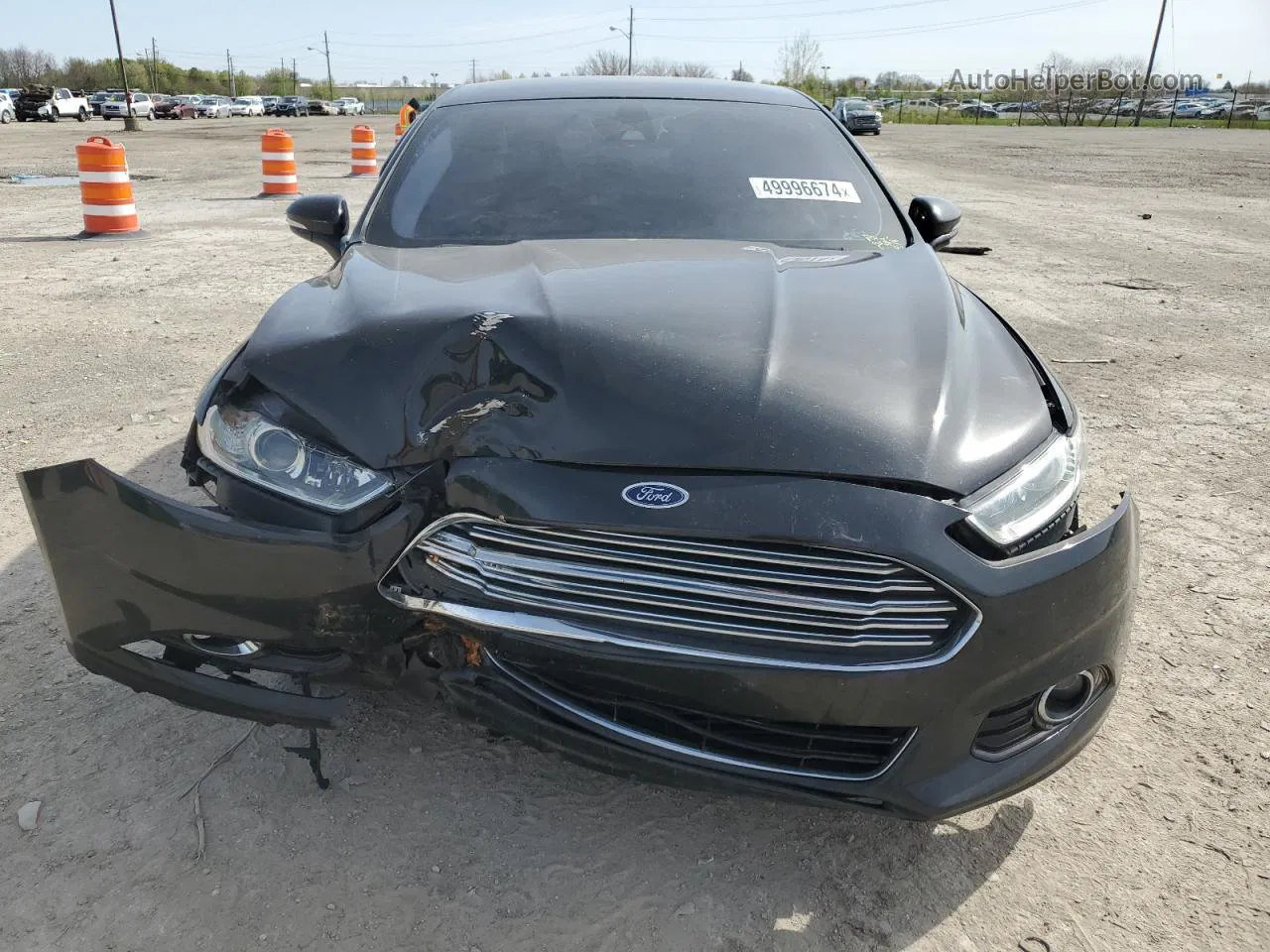 2013 Ford Fusion Titanium Black vin: 3FA6P0D97DR190938