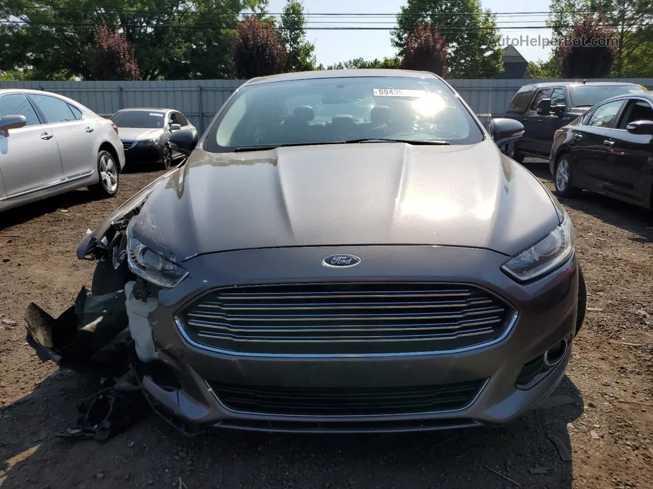 2013 Ford Fusion Titanium Gray vin: 3FA6P0D97DR308521