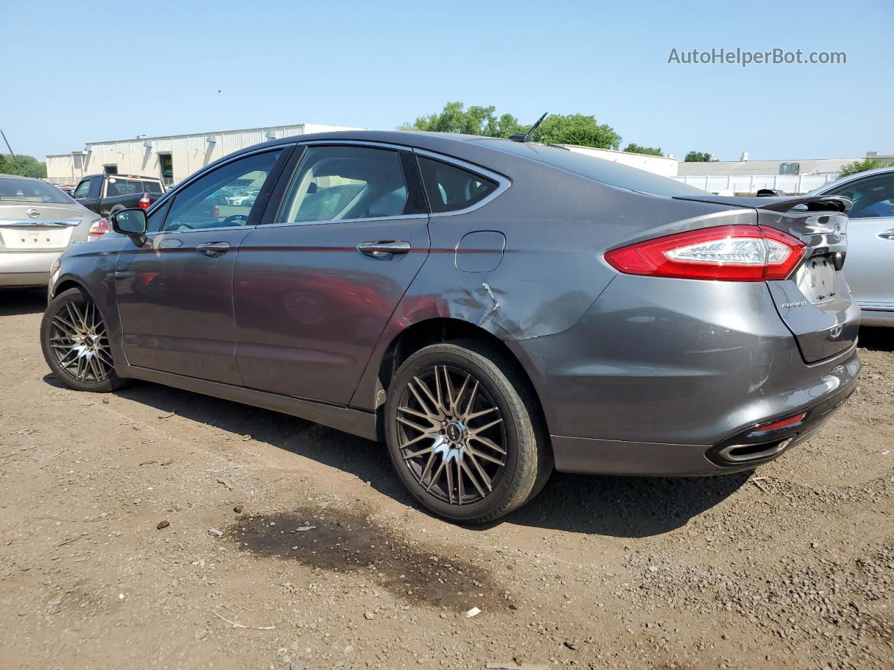 2013 Ford Fusion Titanium Gray vin: 3FA6P0D97DR308521