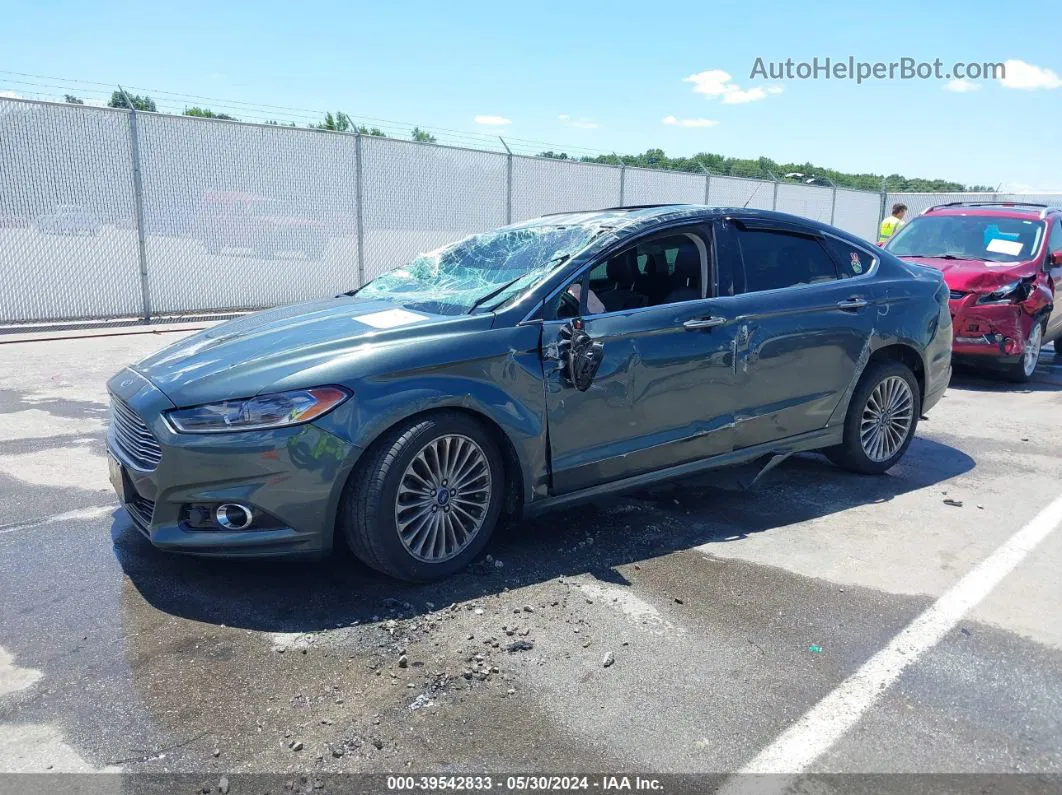 2015 Ford Fusion Titanium Gray vin: 3FA6P0D97FR270503