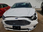 2019 Ford Fusion Titanium White vin: 3FA6P0D97KR124256