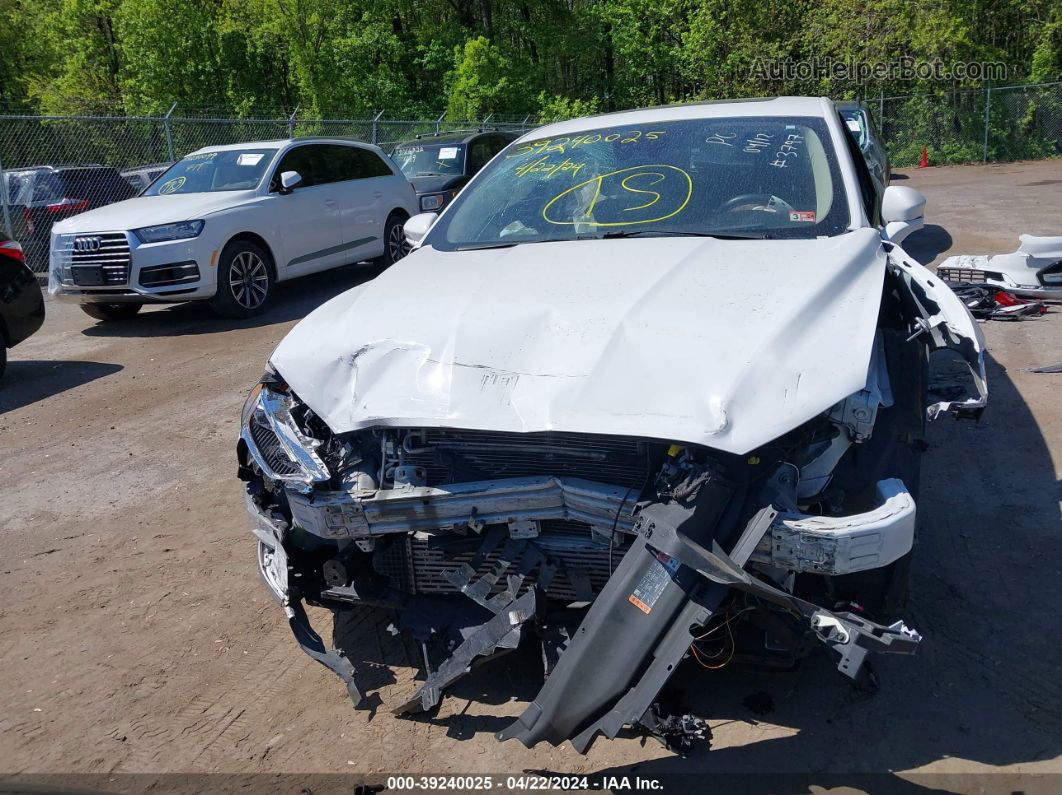 2020 Ford Fusion Titanium White vin: 3FA6P0D97LR133797