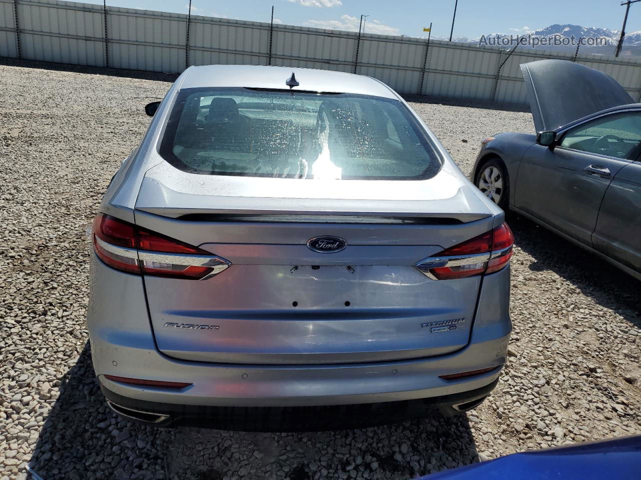 2020 Ford Fusion Titanium Silver vin: 3FA6P0D97LR153368