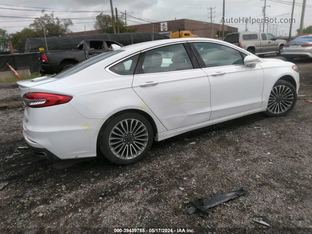 2020 Ford Fusion Titanium White vin: 3FA6P0D97LR192106